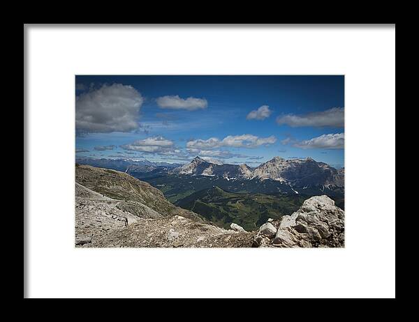Alto Adige Framed Print featuring the photograph Dolomites, Italy by Adriano Ficarelli