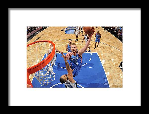 Nba Pro Basketball Framed Print featuring the photograph Domantas Sabonis by Fernando Medina