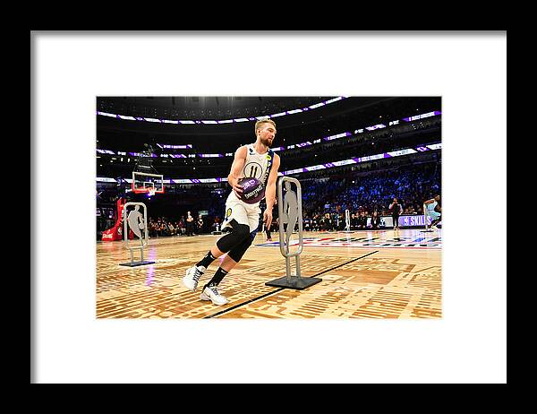Nba Pro Basketball Framed Print featuring the photograph Domantas Sabonis by Jesse D. Garrabrant