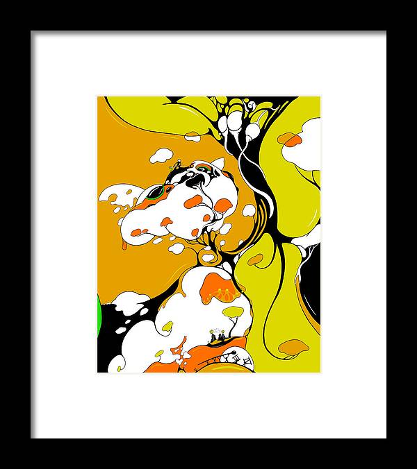 Cat Framed Print featuring the digital art Domesticated by Craig Tilley