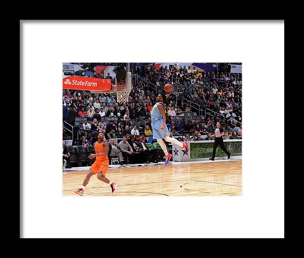 Event Framed Print featuring the photograph Donovan Mitchell by Jesse D. Garrabrant