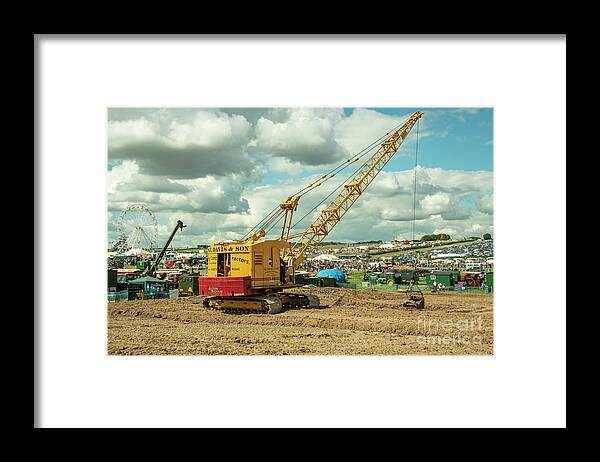 Dragline Framed Print featuring the photograph Dorset Dragline by Rob Hawkins