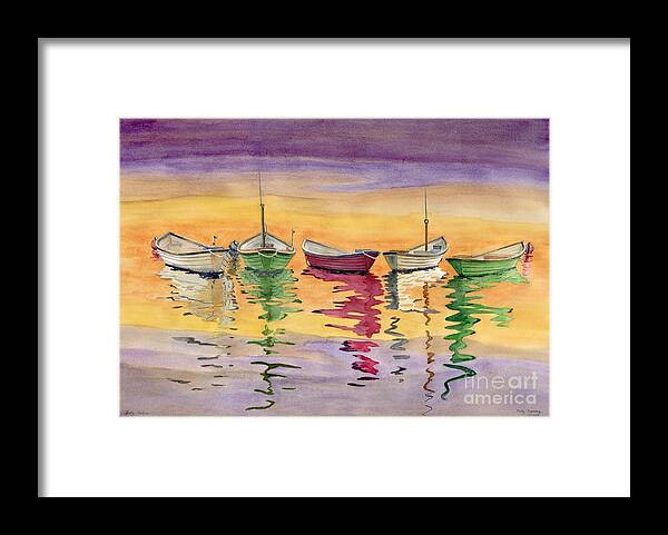 Dory Colors Framed Print featuring the painting Dory Colors by Melly Terpening