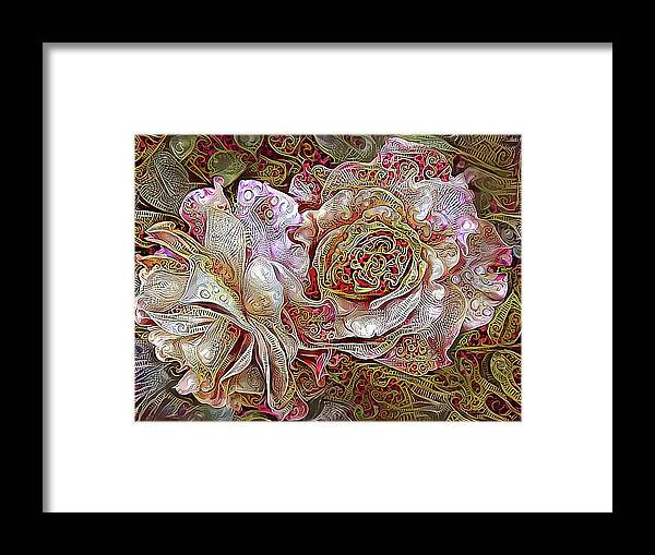 Roses Framed Print featuring the photograph Double Delight by HH Photography of Florida