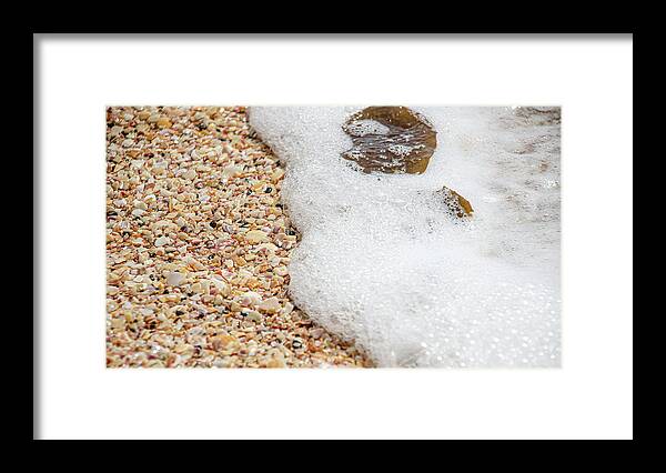 Prose Imagery Framed Print featuring the photograph Doubtless Shore by Brian Morefield - Prose Imagery