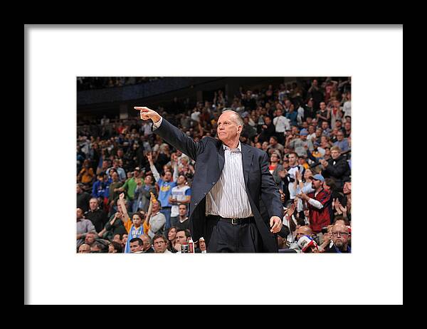 Nba Pro Basketball Framed Print featuring the photograph Doug Collins by Garrett Ellwood