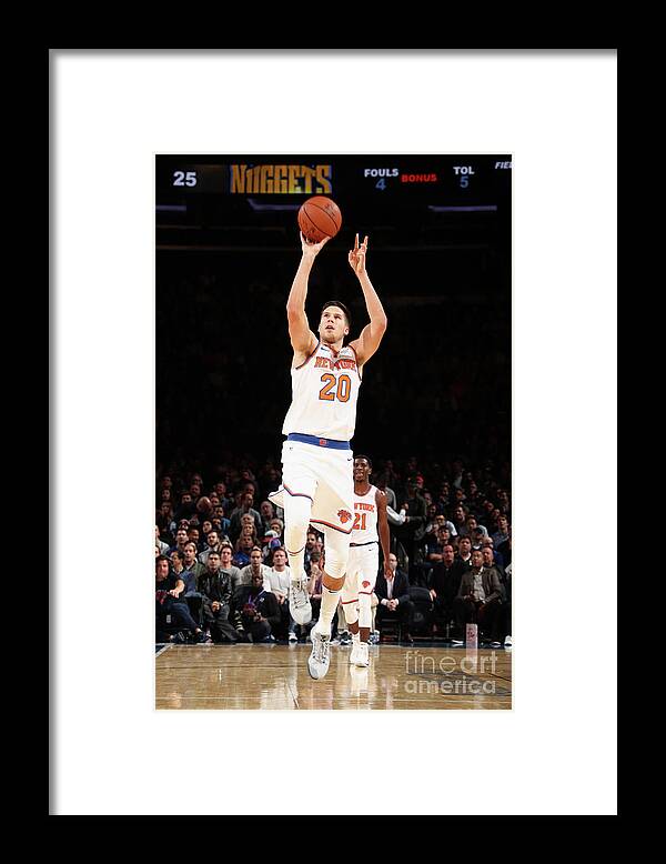 Nba Pro Basketball Framed Print featuring the photograph Doug Mcdermott by Nathaniel S. Butler