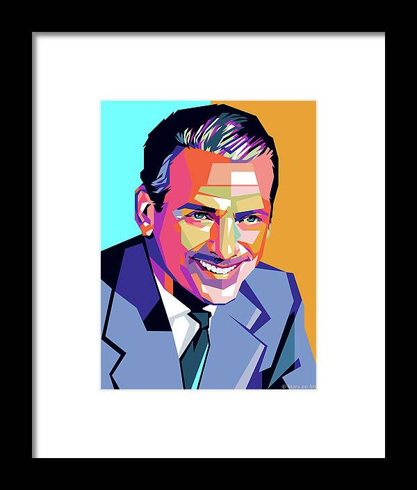 Douglas Framed Print featuring the painting Douglas Fairbanks Jr. by Movie World Posters