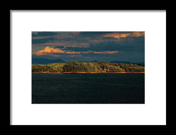 Douglas Lake Framed Print featuring the photograph Douglas Lake Sunset by Norma Brandsberg