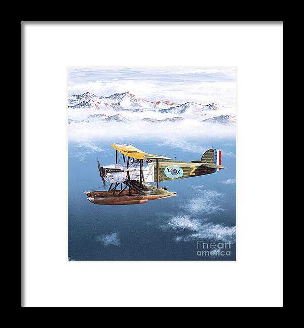 Aviation Framed Print featuring the painting Douglas World Cruiser by Steve Ferguson