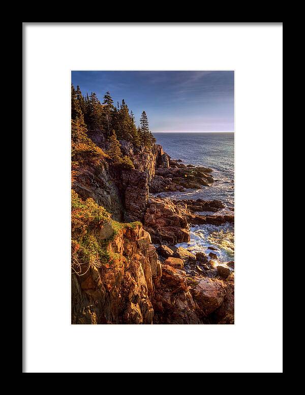 Acadia National Park Framed Print featuring the photograph Acadia a3689 by Greg Hartford