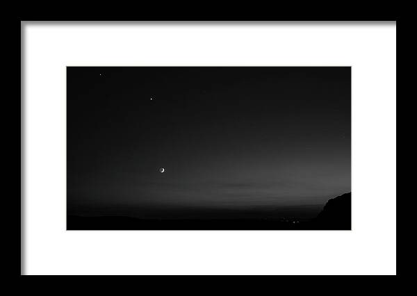 Sunset Framed Print featuring the photograph Draw me the ecliptic ... by Karine GADRE