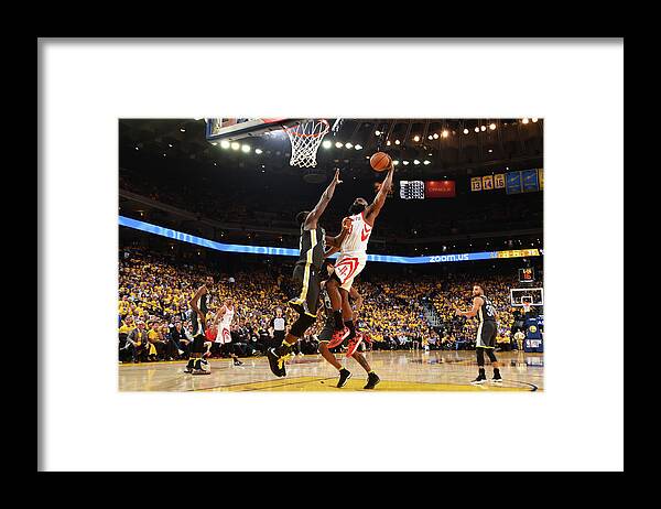 Playoffs Framed Print featuring the photograph Draymond Green and James Harden by Andrew D. Bernstein Playoffs Framed Print featuring the photograph Draymond Green and James Harden by Andrew D. Bernstein