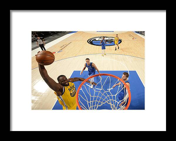 Nba Pro Basketball Framed Print featuring the photograph Draymond Green by Glenn James