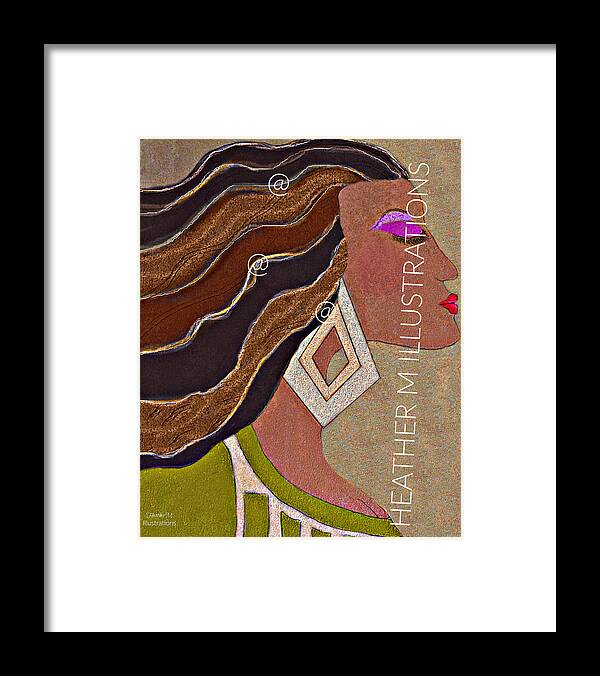 Dream Framed Print featuring the mixed media Dream by Heather M Illustrations and Photography