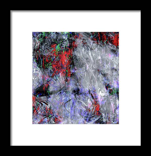 Fine-art Framed Print featuring the painting Dream Walking 5 by Catalina Walker