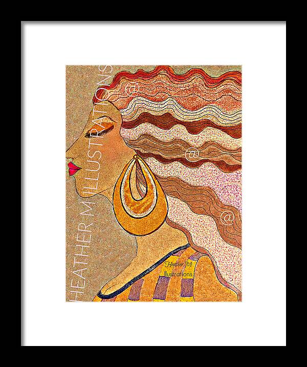 Woman Framed Print featuring the mixed media Dream2 by Heather M Photography