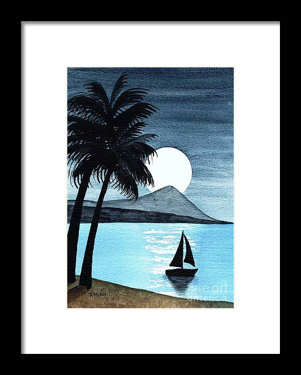 Hawaii Framed Print featuring the painting Dreaming of Maui by Donna Mibus