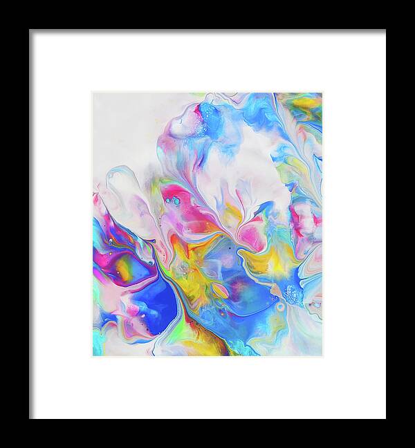 Colorful Framed Print featuring the painting Dreams 3 by Deborah Erlandson