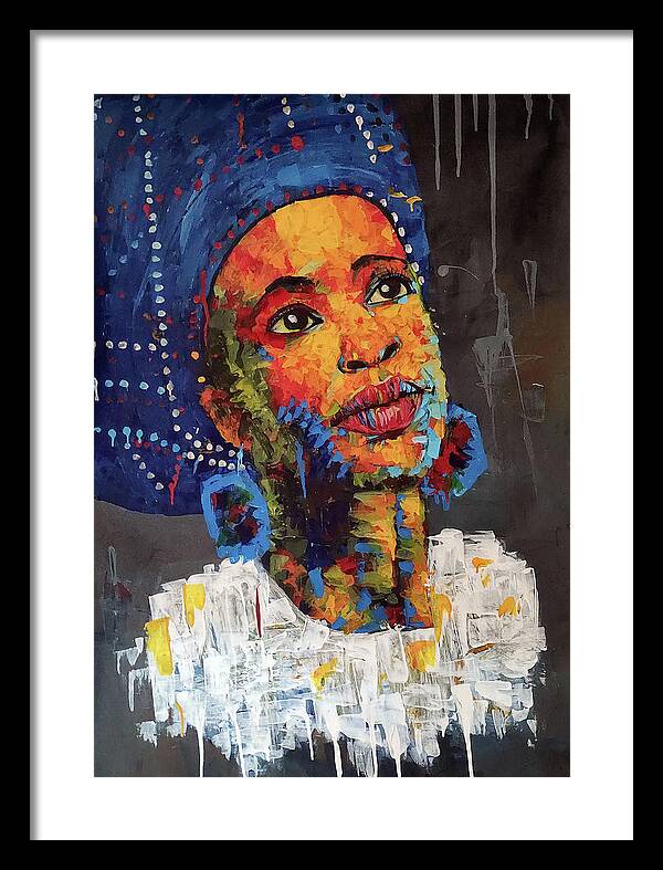 Rmo Framed Print featuring the painting Dreams Of A Mother by Ronnie Moyo