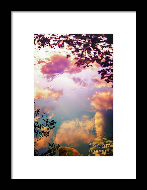 Reflection Framed Print featuring the photograph Dreamy Reflections by Becqi Sherman