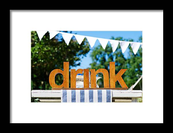 Frozen Drink Framed Print featuring the photograph Drink by Wilpunt