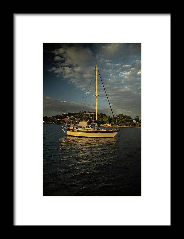 Drop The Sails Framed Print featuring the photograph Drop the sails by Micah Offman
