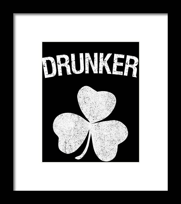 Cool Framed Print featuring the digital art Drunker St Patricks Day Group by Flippin Sweet Gear