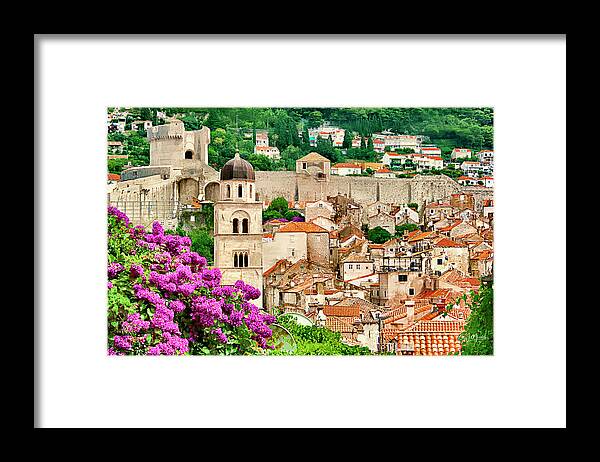 Dubrovnik Framed Print featuring the photograph Dubrovnik by GW Mireles