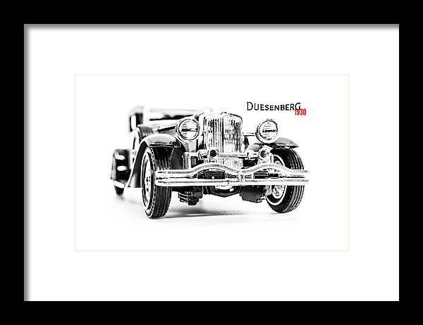 1930 Framed Print featuring the photograph Duesenberg Model J Town Car 1930 by Viktor Wallon-Hars