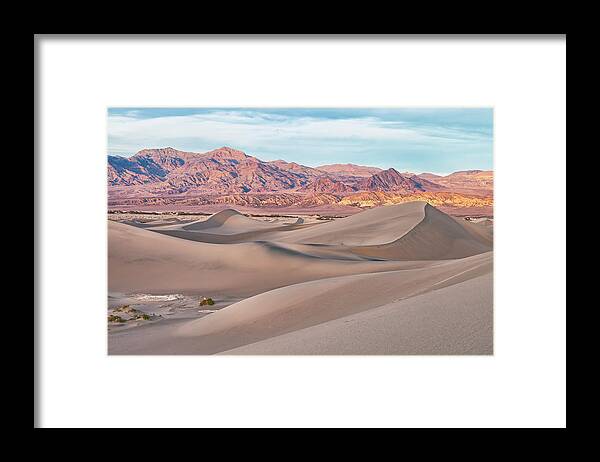 Death Valley National Park Framed Print featuring the photograph Desert Monuments by Jonathan Nguyen