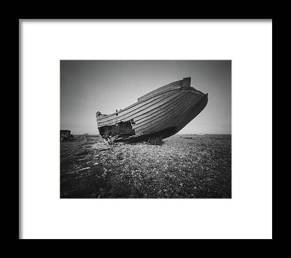 Pinhole Framed Print featuring the photograph Abandoned at Dungeness by Will Gudgeon