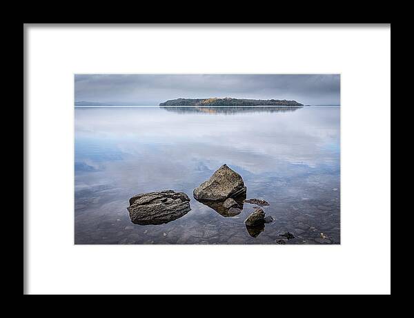 Inishmakill Framed Print featuring the photograph Duross Bay, Lower Lough Erne by Nigel R Bell