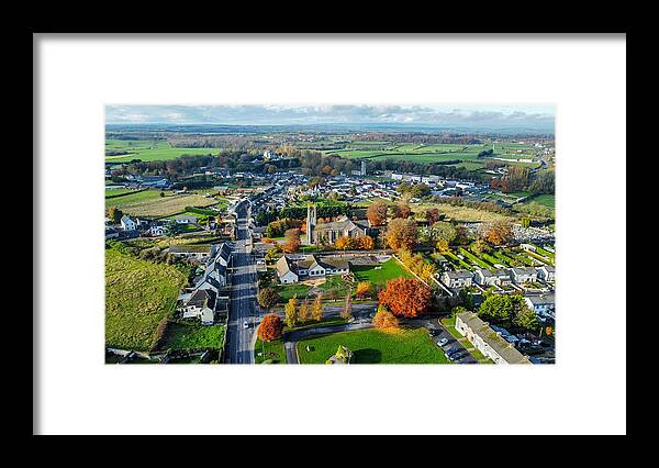 Durrow Framed Print featuring the photograph Durrow In Autumn by Andy Walsh