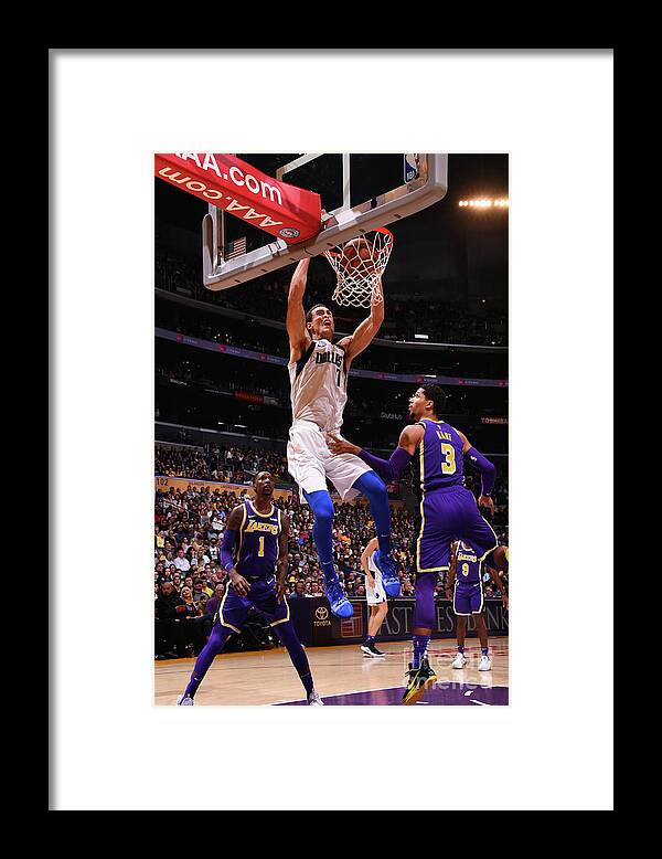 Dwight Powell Framed Print featuring the photograph Dwight Powell by Juan Ocampo
