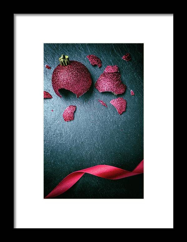 Background Framed Print featuring the photograph Dystopian Christmas 3 by Carlos Caetano