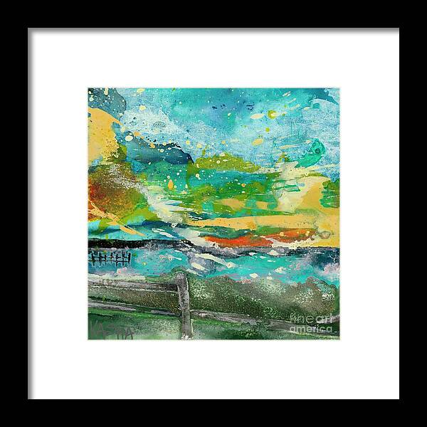 Lighthouse Framed Print featuring the painting East Chop by Kasha Ritter