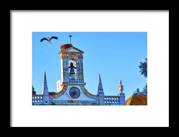 Faro Portugal Framed Print featuring the photograph Easter Day Messenger, Faro, Portugal by Tatiana Travelways