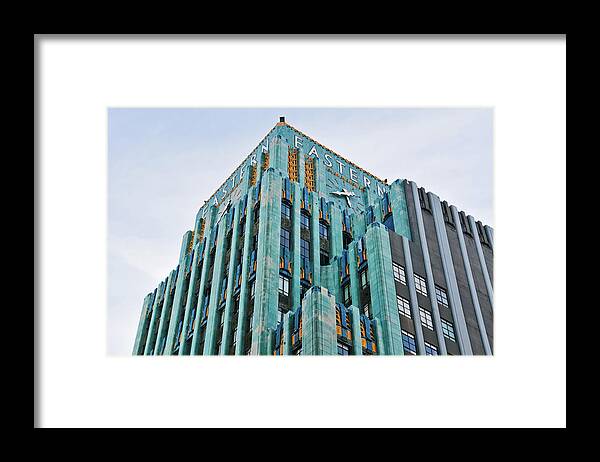 Eastern Columbia Building Framed Print featuring the photograph Eastern Building by Kyle Hanson