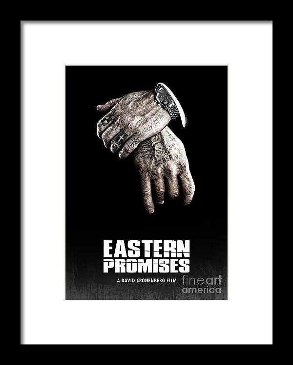 Movie Poster Framed Print featuring the digital art Eastern Promises by Bo Kev