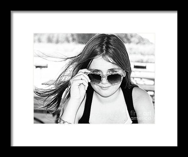 Theresa A Johnson Photography Framed Print featuring the photograph Easy Breezy Smile by Theresa Johnson