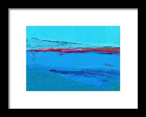 Seascape Framed Print featuring the painting Ebb Current by Michael Baroff