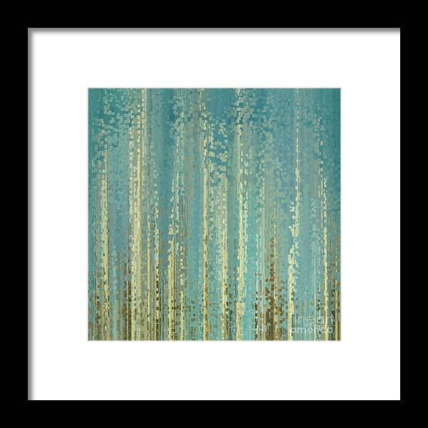 Ecclesiastes; Aqua; Green; Blue; Framed Print featuring the painting Ecclesiastes 3 20. From The Dust by Mark Lawrence