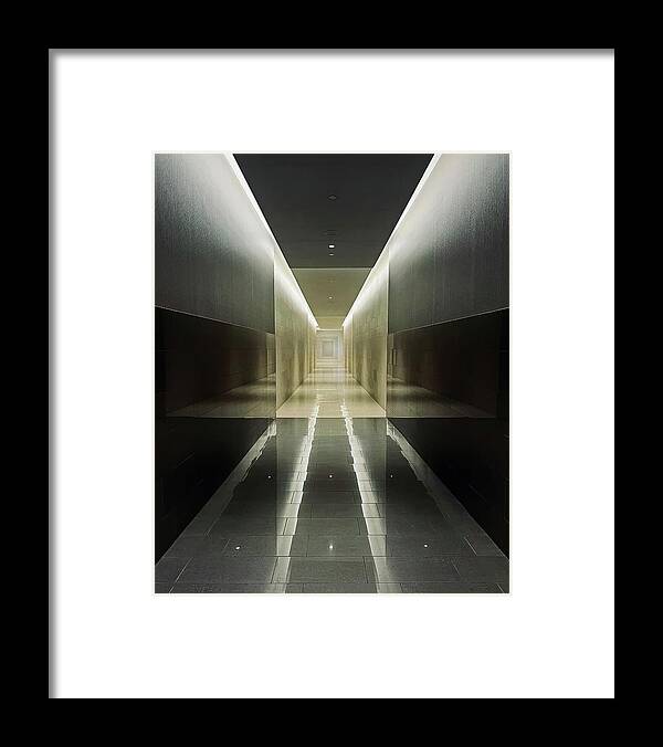 Architecture Framed Print featuring the photograph Echo Chamber by Sarah Lilja