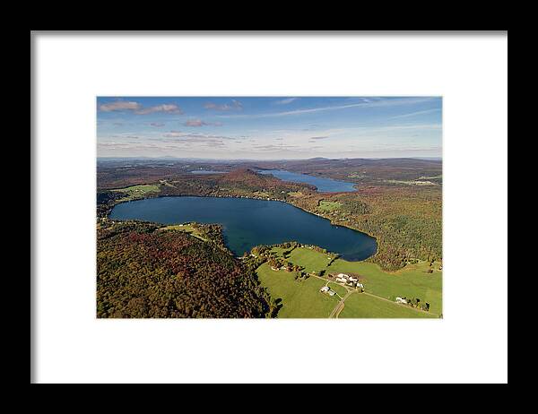 Echo Lake Vermont Framed Print featuring the photograph Echo Lake Charlestron Vermont by John Rowe