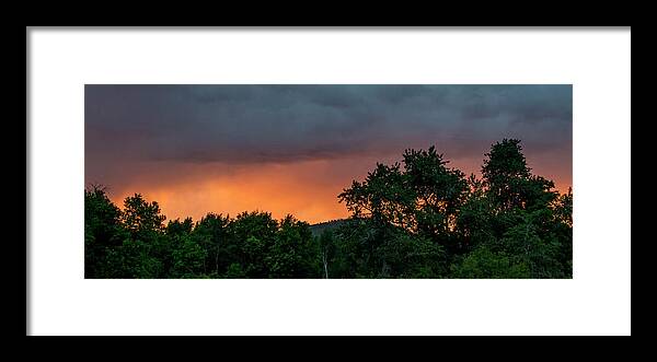 Sunset Framed Print featuring the photograph Eden Sunset by K Bradley Washburn