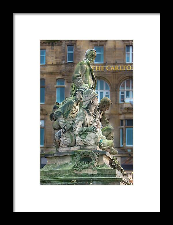 War Framed Print featuring the digital art Edinburgh by SnapHappy Photos