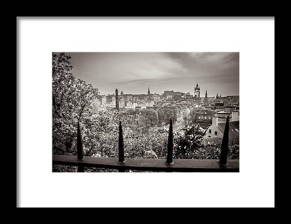 Bucket List Framed Print featuring the photograph Edinburgh Overlook by Scott McGuire