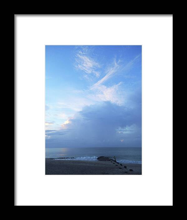  Framed Print featuring the photograph Edisto Clouds by Heather E Harman