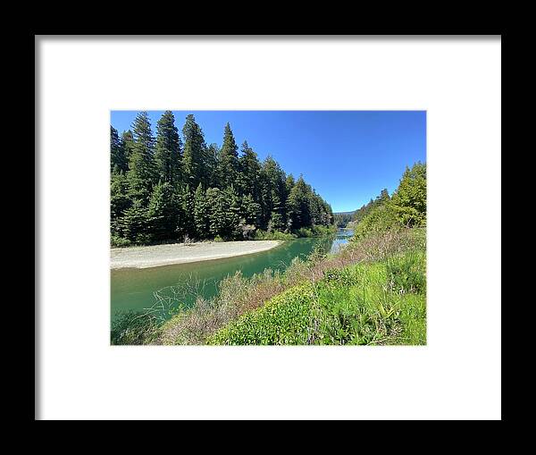 Eel River Framed Print featuring the photograph Eel River by Daniele Smith